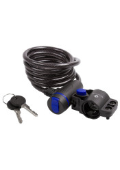 Zámek M-Wave 8x1500mm černý