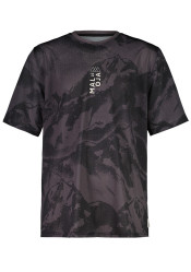 Pánské cyklo triko Maloja StewardM._deep black mtn camo