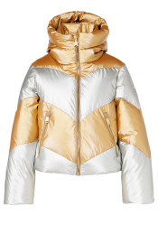 Dámská bunda Goldbergh Courage Ski Jacket Gold/Silver