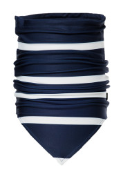 Dámský nákrčník Goldbergh Fluide Neckwarmer Breton Stripe Blue/Cream