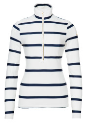 Dámský rolák Goldbergh Maxime Ski Pully Breton Stripe Cream/Blue