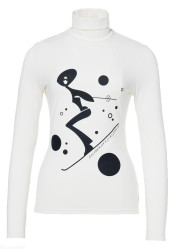 Dámské triko Goldbergh Fatale Long Sleeve Tee Cream