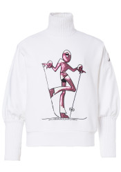Dámská mikina Goldbergh Pret A Porter Turtle Neck Sweater White