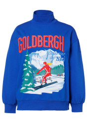 Dámská mikina Goldbergh La Montagne Crew Neck Sweater Dazzling Blue