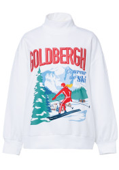 Dámská mikina Goldbergh La Montagne Crew Neck Sweater White