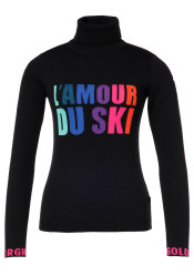 Dámský svetr Goldbergh Amour Long Sleeve Knit Sweater Black
