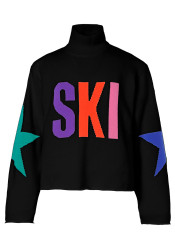 Dámský svetr Goldbergh Calore Long Sleeve Knit Sweater Black