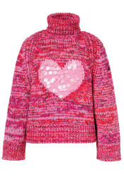 Dámský svetr Goldbergh Aimee Long Sleeve Knit Sweater Flame/Pink