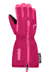 Dětské rukavice Reusch Tom 3329 fuchs purp/knockout pink