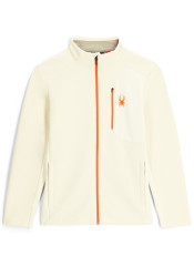 Pánský svetr Spyder Men Bandit Jacket-Fleece Vanilla Latte