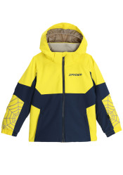 Dětská bunda Spyder Boy Mini Challenger Jacket - Acid Yellow/True Navy