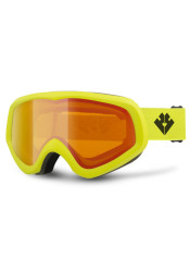 Dětské lyžařské brýle Hatchey LUNATIC neon yellow / orange full revo red