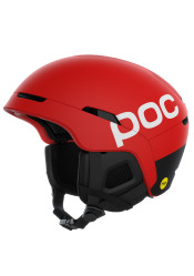 Sjezdová helma POC Obex BC MIPS Prismane Red Matt