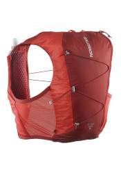 Běžecká vesta Salomon Active Skin 8 Set Red Dahlia/High Risk R