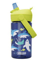 Dětská láhev Camelbak Thrive Flip Straw Kids 0,4l Shark And Rays