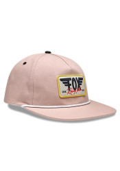 Fox W Winged Snapback Hat Dusty Rose