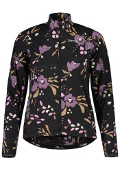 Dámská bunda Maloja SeisM. Jacket Printed deep black brushflower