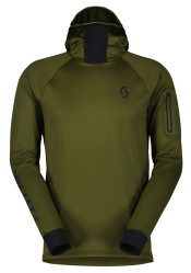 Pánská mikina Scott Hoody M's Trail Storm LS Fir Green