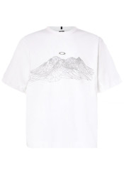 Oakley Wired Mtn Scape Tee White 100