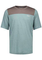 Pánské cyklistické triko Mons Royale Diversion Merino Bike Jersey Ss, M Desert Sage/Iron