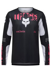 Pánský cyklistický dres Fox Yth Ranger Ls Jersey Digi Image Black