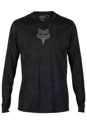 Pánský cyklistický dres Fox Ranger Tru Dri Ls Jersey Black