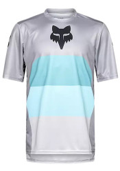 Pánský cyklistický dres Fox Ranger Ss Jersey Grid Steel Grey