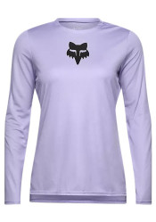 Dámský cyklistický dres Fox W Ranger Ls Jersey Fox Head Lilac