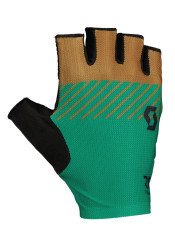 Cyklistické rukavice Scott Glove RC Team SF Bread Brown/Amazon Green
