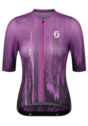 Dámský cyklistický dres Scott Jersey W's Ultd SL SS liquid purple/black