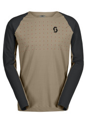 Pánský cyklistický dres Scott Tee M's Trail Vertic Pro LS toast beige/black