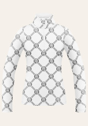 Poivre Blanc Mia-Jrgl/M Base Layer Shirt Monogram White