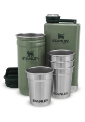  Dárkový set Stanley  Adventure series placatka/butylka 250ml+panáky 4ks zelená