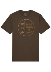 Pánské tričko Fox Worldwide Ss Prem Tee Military