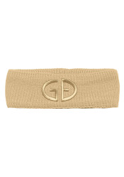 Dámská čelenka Goldbergh Warmth Headband Caramello