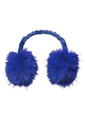 Dámské klapky Goldbergh Fluffy Earwarmers Dazzling Blue
