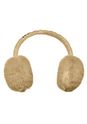 Dámské klapky Goldbergh Fluffy Earwarmers Caramello