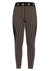 Dámské legíny Goldbergh Celeste Baselayer Pant Black/Toffee