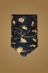 Dámský nákrčník Goldbergh Puglia Neckwarmer La Pasta Dorata Black