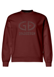 Dámská mikina Goldbergh Alessandra Crew Neck Sweater Vino Rosso