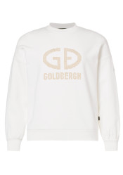 Dámská fleecová mikina Goldbergh Alessandra Crew Neck Sweater Cream