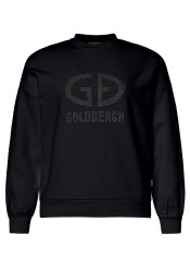 Dámská fleecová mikina Goldbergh Alessandra Crew Neck Sweater Black