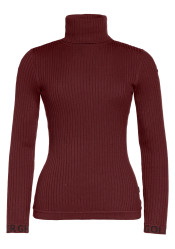 Dámský rolák Goldbergh Mira Long Sleeve Knit Sweater Vino Rosso