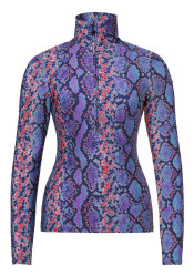 Dámské triko Goldbergh Fiesta Ski Pully Snake Turchese