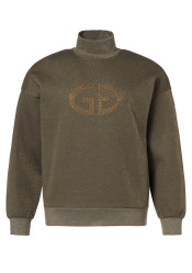 Dámská mikina Goldbergh Sizzle Turtle Neck Sweater Dark Olive Lurex Mela