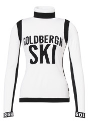 Dámský svetr Goldbergh Noemi Long Sleeve Knit Sweater White