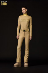 Dámské triko Goldbergh Aurea Long Sleeve Tee Caramello