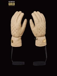 Dámské rukavice Goldbergh Glisten Gloves Caramello