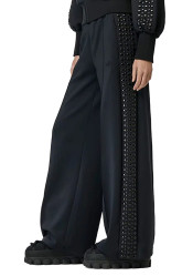 Dámské kalhoty Goldbergh Rivet Wide Leg Track Pant Black