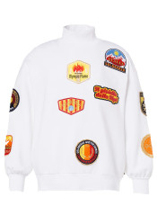 Dámská mikina Goldbergh Roma Turtle Neck Sweater White